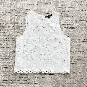 one clothing eyelet top